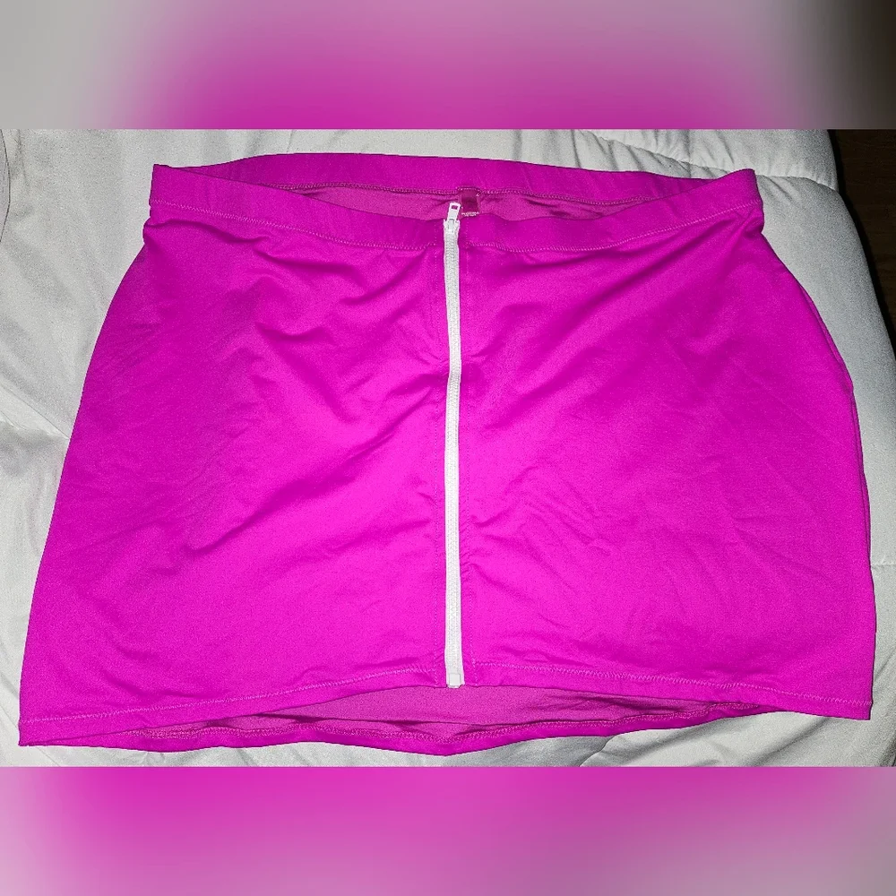 Skims Zip Up Swim Mini Skirt Only Today 🥳